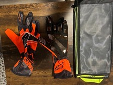 Alpinestars Karting Gloves - Reverse Stitched Lightweight Kart Racing Gloves