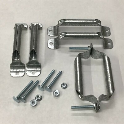 3 Pairs Garage Door 6.5'' Lift Handles & Hardware Rolled Grip Truck OHD Shed Barn