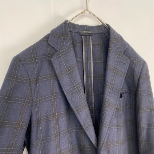 Hermès Tailored Jacket – Cashmere Blend, Made in Italy, Rare, Checked Pattern - Picture 4 of 8