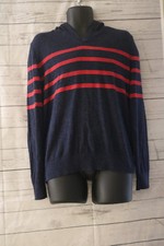 Banana Republic Men  s Sweater Hooded Knit 100 Cotton Size M Medium