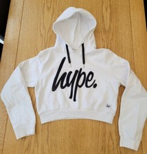 Girls Hype Crop Hoodie Uk 8