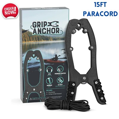 clamps to hook trees for anchors fishing Brush Clamp Tree Branch Grip Grab Kayak Fishing Small Boat Anchor River  Current