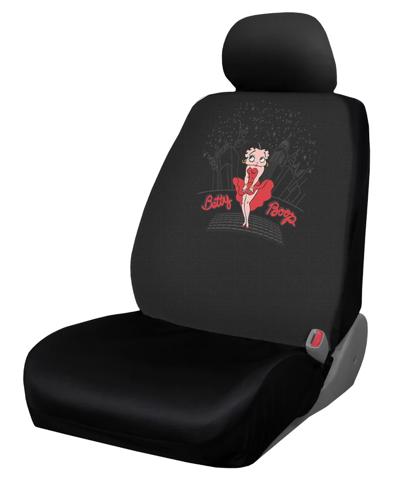 Nuevas cubiertas de volante de asiento de camión delantero Betty Boop Skyline para Mercedes Foto 2 de 4