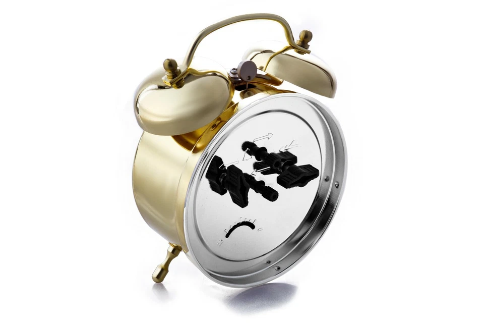 ✅ Atlanta 1058/9 Mechanischer Wecker Glockenwecker Doppelglockenwecker ✅ - Bild 4 von 4