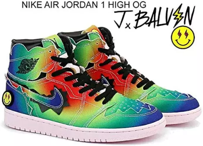 Nike Air Jordan 1 Retro High OG J Balvin DC3481-900 Men's sneaker shoes US7-11