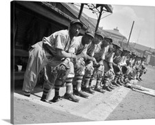 Negro Baseball Monarchs 1935 16 x 20 Canvas Wrap Baseball Team Photo