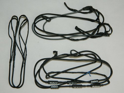 Mathews V3X or Phase 4 / 33 inch Bow String and Cable Set- Zebra Trophy- 33" ATA