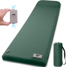 Self Inflating Sleeping Pad with Electric Pump, 3.14" Ultra-Thick Memory Foam Sl