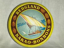 DDR Bonbon Dose Schachtel Bergland Kakao-Bonbons Lebensmittel Konsum HO leer