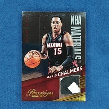 2014-15 Prestige NBA Materials Prime #16 Mario Chalmers Jersey /10