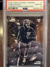 2025 Cosmic Chrome James Wood Constellation SP SSP RC PSA 10 GEM MINT 