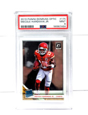 2019 Donruss Optic Rated Rookie MECOLE HARDMAN JR  RC Football Card PSA 9 MINT