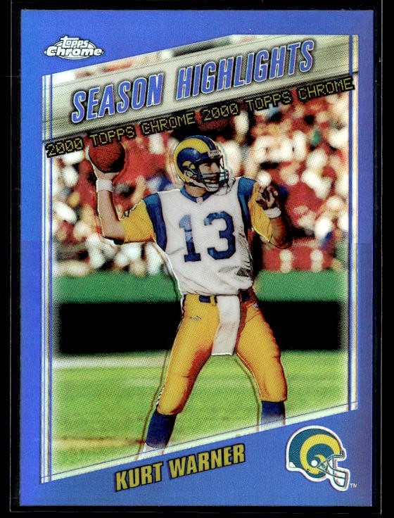 L29,681 - 2000 Topps Chrome Refractors #191 Kurt Warner HL