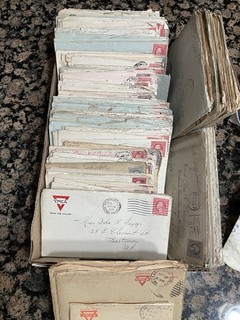 WW1 1918 80pcs Original USA YMCA Army Soldier Letters Covers And Stamps