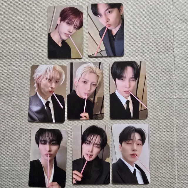ATEEZ 13TH MINI ALBUM GOLDEN HOUR Part.4 APPLEMUSIC CAFE DRINK BENEFIT PHOTOCARD