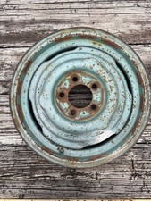 Look 15x4 Small Ford 4 12 Bolt Wheel Rim Rat Rod Hot Original Steel Mopar