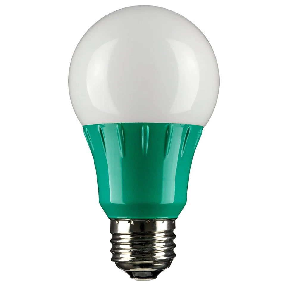Sunlite A19 LED Colored Light Bulb E26 Medium Base 3W 25000 Hour Life - Image 2 of 4