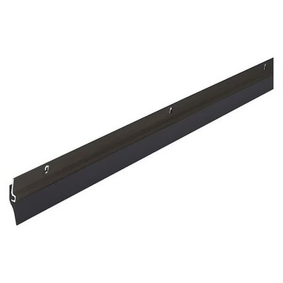 Zoro Select Door Sweep, 3 Ft L, PVC Viny