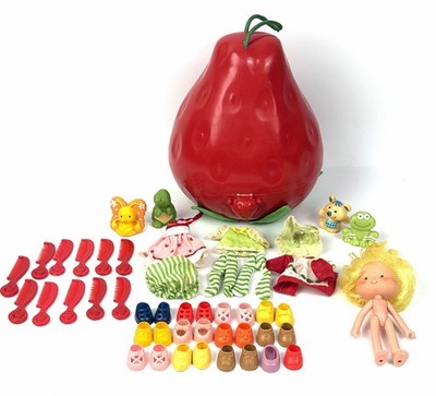 Vintage Strawberry Shortcake Lot Doll, Pets, Shoes, Clothes, & Accessories