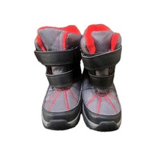 Carter's Snow Boots Toddler Boys Black Red Booth-CR Cold Weather Winter Size 9