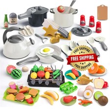 Accesorios De Cocina De Juguete Jara Ni os, Juego De Cocina Con 105 Piezas NUEVO