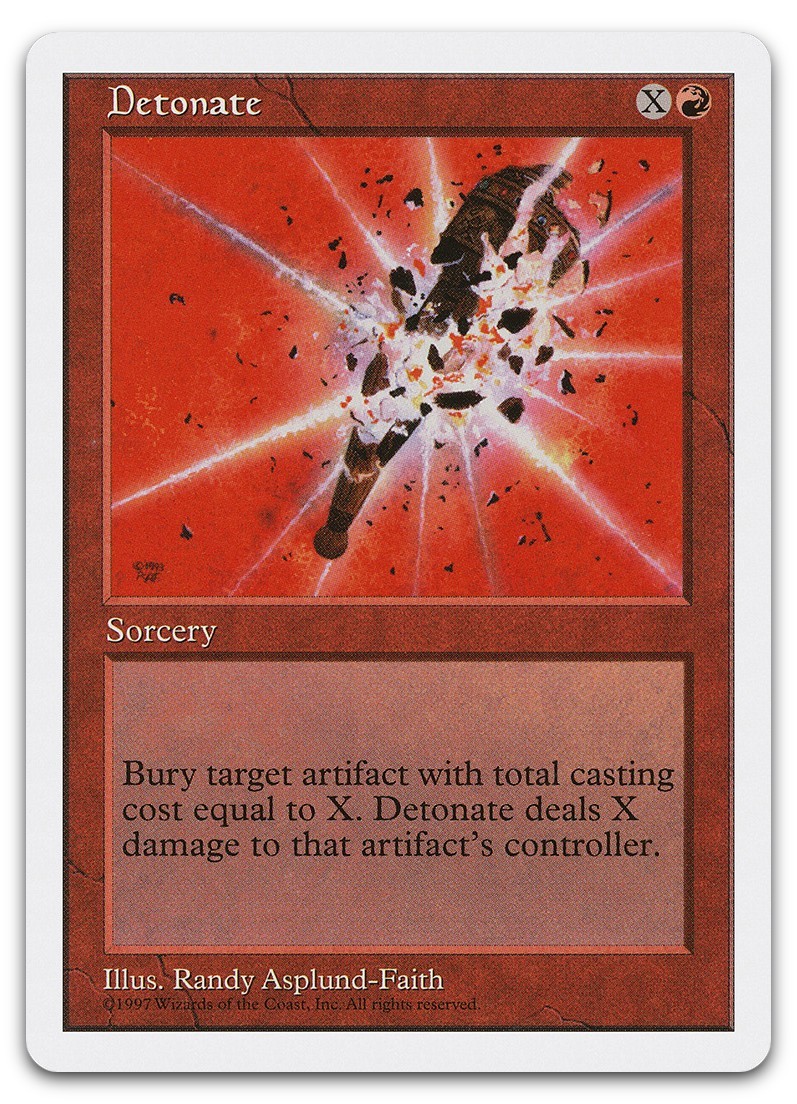 Detonate (NM) Fifth Edition 5ED Magic MTG