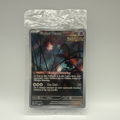 NEW SEALED POKEMON CENTER Flutter Mane 097 Promo Temporal Forces Full Art READ