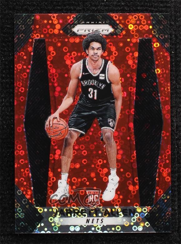 2017-18 Panini Prizm Fast Break Red Prizm 96/125 Jarrett Allen #154 0d3q