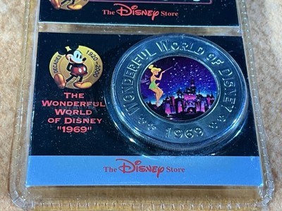P13-43 DISNEY DECADES COIN - THE WONDERFUL WORLD OF DISNEY / 1969