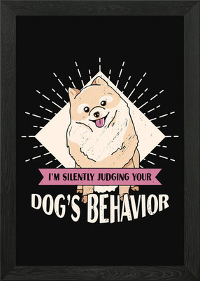 Dog Trainer Design Framed Wall Art Poster Canvas Print Picture