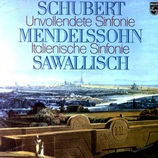 Schubert / Mendelssohn - Unvollendete / "Italienische" Symphonie LP VG/VG . 