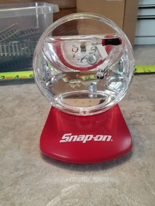 Snap-on SSX2418 Vintage Rare Image Liquid Filled Desk Clock New in Package