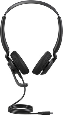 Jabra Engage 50 II Stereo USB-C UC Headset On-Ear mit Mikrofon - Schwarz - NEU