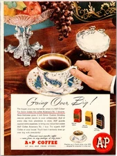 1948 A & P Coffee Eight O'Clock Red Circle Bokar Beverage A&P Print Ad
