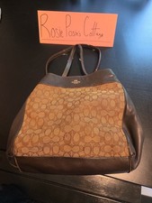 Coach Signature Shoulder Bag Brown 57612