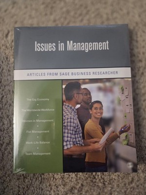 Issues in Management - Articles from Sage Business Researcher paperback