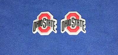 Ohio State University Buckeyes shoe charm lot of 2