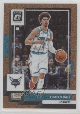 2022-23 Panini Donruss Optic Copper Glitter Prizm 46/99 LaMelo Ball #150 0o5t