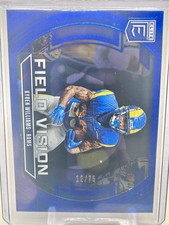 2025 Panini Donruss Elite - Kyren Williams #2 Blue Field Vision 12/75 LA Rams