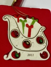 Lenox Christmas Ornament 2007 Wonderful Winter Sleigh New In Box $29
