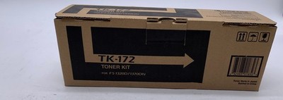 Genuine Kyocera Mita TK-172 (1T02LZ0US0) Toner Cartridge, Black, 7.2K Yield, OEM