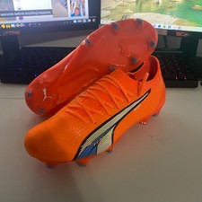 NEW! Womens Puma Ultra Ultimate FG/AG Soccer cleats 107215-01 Orange/Blue