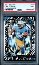 2024 PANINI SELECT ZEBRA SHOCK #277 KHALIL MACK PSA 9