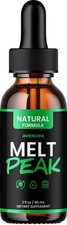 (1 Pack) Melt Peak Liquid Drops – MeltPeak Natural Blend Advanced Formula Drops