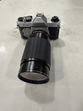 PENTAX K1000 SE Silver 35mm SLR Film Camera w/ Tamron SP 35-210mm Lens