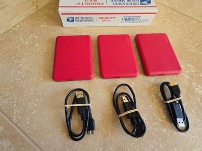 Lot of 3 - Toshiba Canvio Advance - 1TB USB 3.2 Gen 1 Portable HDD