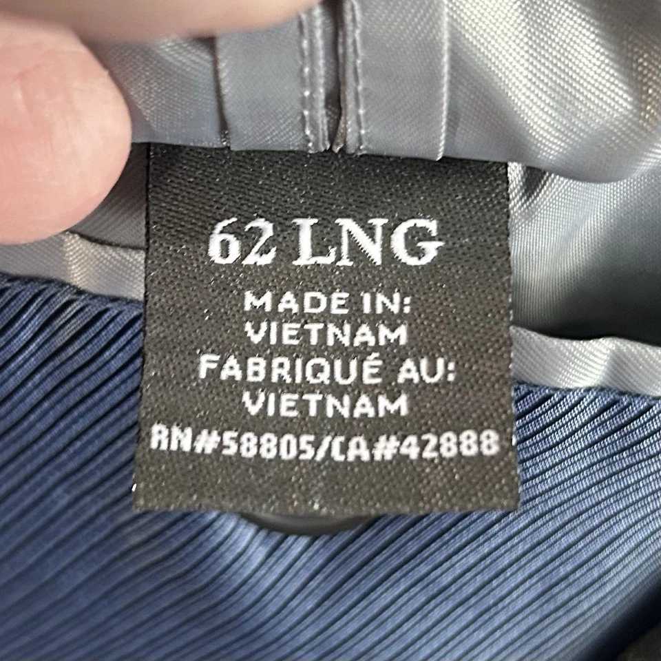 Oak Hill 62L Sport Coat Wool Blend Dark Gray Two Button Lined Vented - Image 4 of 4