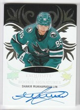 HOCKEY NHL 24/25 EXQUISITE ROOKIES AUTO SHAKIR MUKHAMADULLIN 84/99 SHARKS#ERS-MU