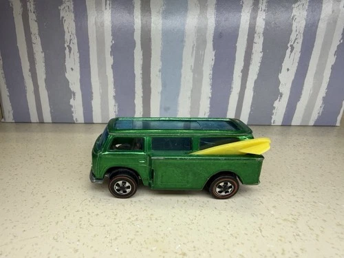 🔥 Hot Wheels Redline Green Beach Bomb! NICE SHAPE!