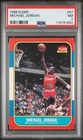 1986 FLEER #57 MICHAEL JORDAN ROOKIE RC PSA 7